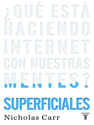 cover image of Superficiales